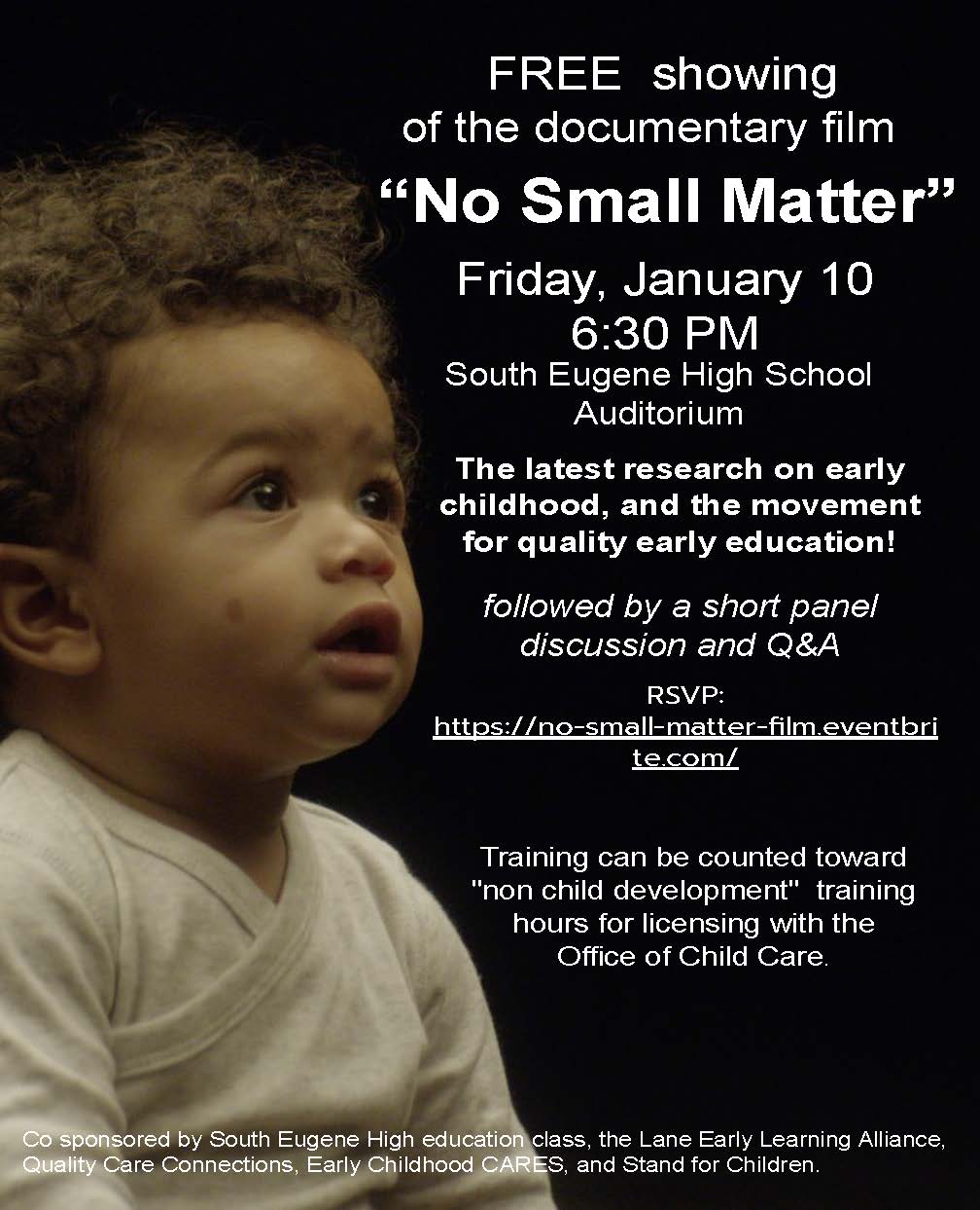 no small matter flyer