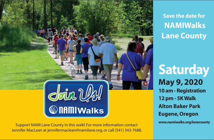 NAMI Lane County Walk Date is Set Head Start of Lane County